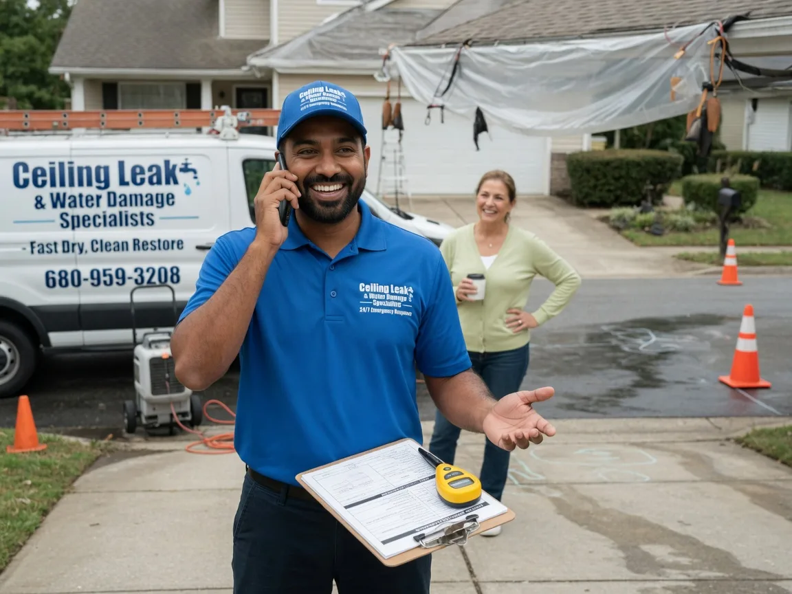 Ceiling Leak Cleanup Lodgepole, SD FAQs